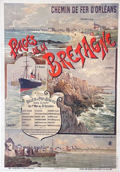 HUGO D'ALESI F.
The Beaches of Brittany:...