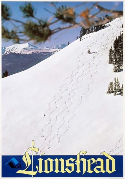Vail Lionshead Logart Colorado Springs Poster...
