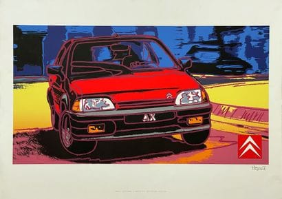 HOSSZU
CITROEN AX PARIS, JUNE 1988. Poster...