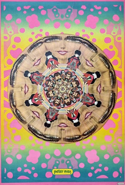 MAX PETER
Kalaidescopic Lips by Peter Max...