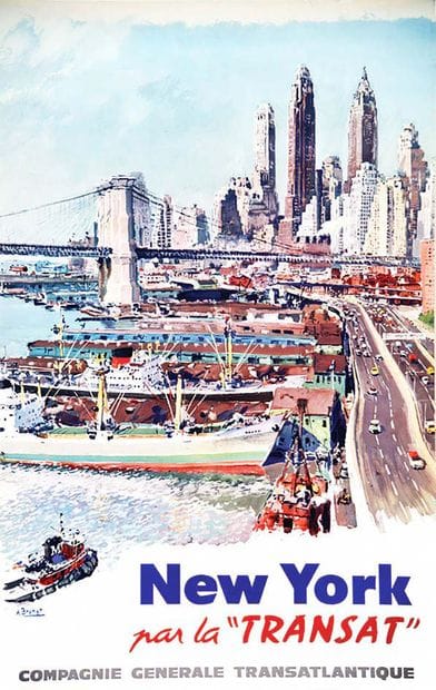 BRENET ALBERT
New York via the Frenchline...