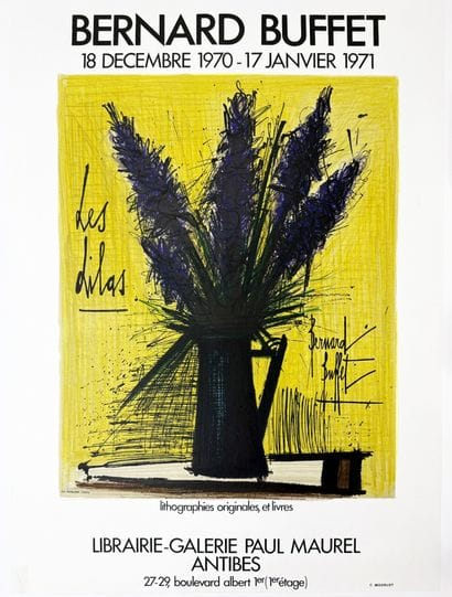 BERNARD BUFFET
Bernard Buffet, *Les Lillas*,...