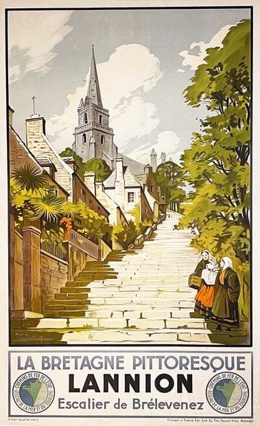 TOUSSAINT MAURICE
Lannion - Bréleves Staircase,...