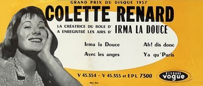 NISAK
Colette Renard 1957 Disque Vogue 1...