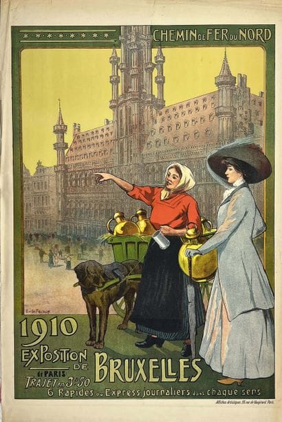 FRAIPONT GUSTAVE
1910 Brussels Exhibition,...