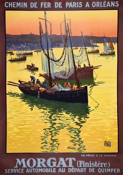 ALO (CHARLES HALLO)
Morgat - La Pêche à la...