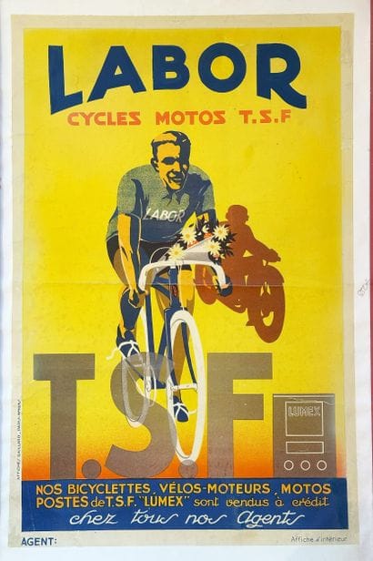 Labor Cycles Motos TSF Velos Moteurs Affiches...