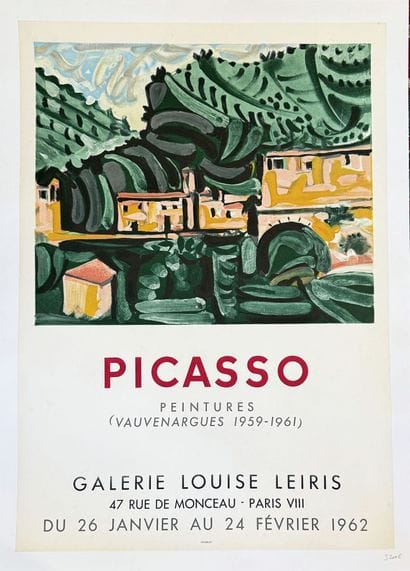 PABLO PICASSO
Picasso Paintings, Vauvenargues,...
