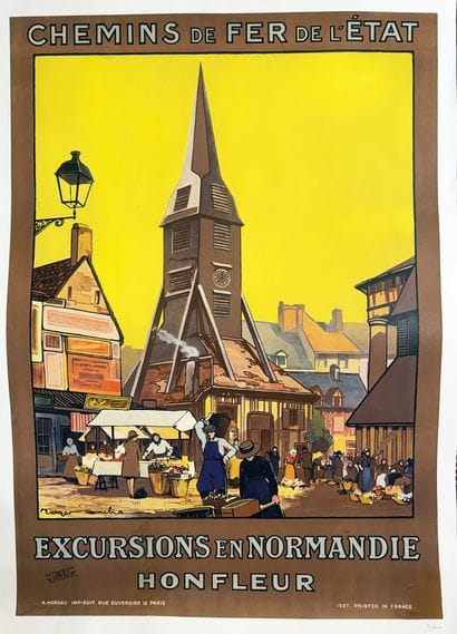 SOUBIE ROGER
Honfleur, Place du Marché, A....