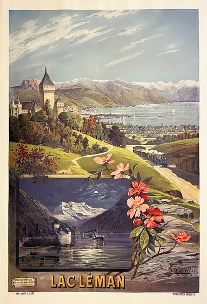 HUGO D' ALESI F.
Lac Léman Château de Chillon...