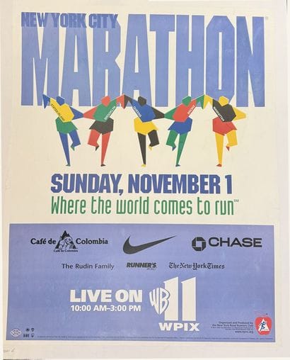 New York City Marathon, November 1, 1992...