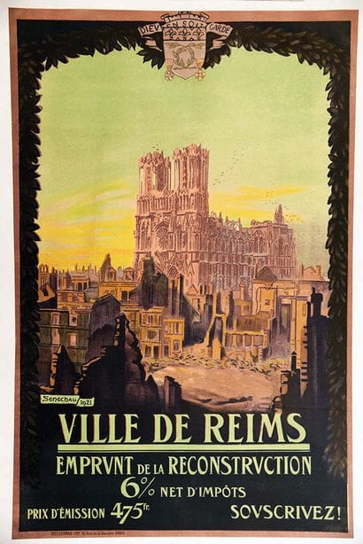 SENECHAL
Reims Cathedral (Destroyed by fire)...