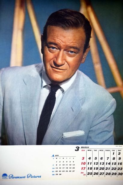 John Wayne Paramount Pictures Affiche entoilée/...
