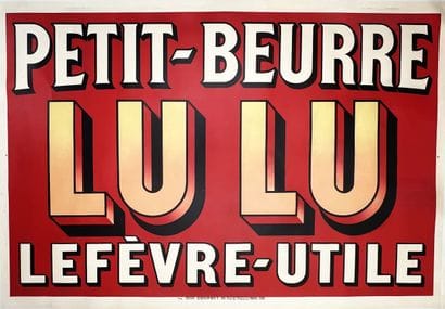 Lu Petit Beurre Lu Lefevre Utile (Red) rare...