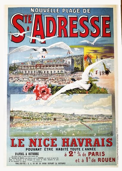 TOUSSAINT E.
Sainte-Adresse, New Beach at...