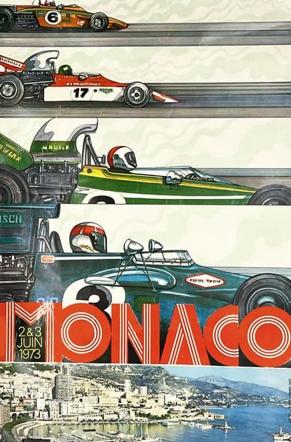 Grands Prix de Monaco 1973 J. Ramel Nice...