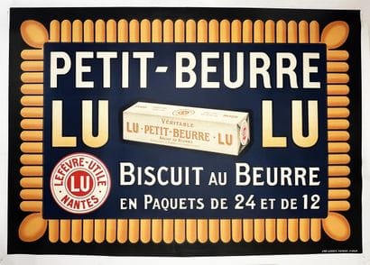 Lu Petit Beurre Lu Butter Cookie (Blue) Rare...