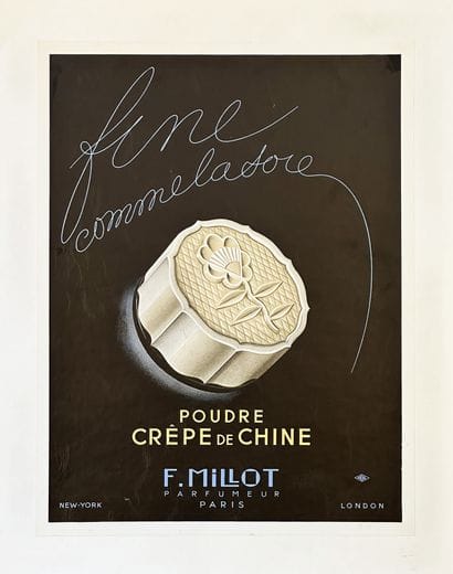 F. Millot Parfumeur Paris Gèpe de Chine Poudre...