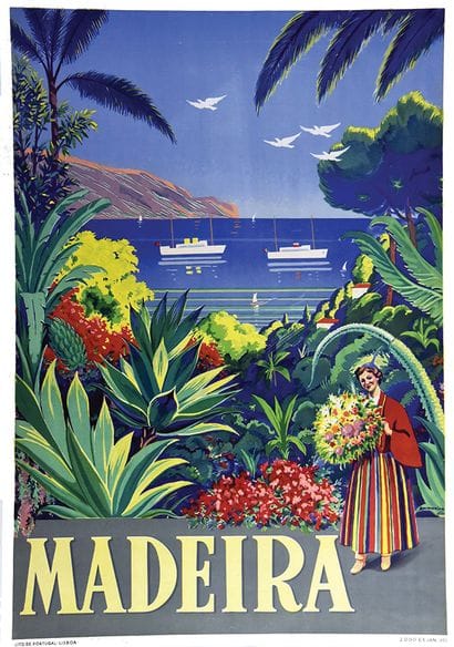 Madeira Lito. From Portugal, Lisbon Poster...