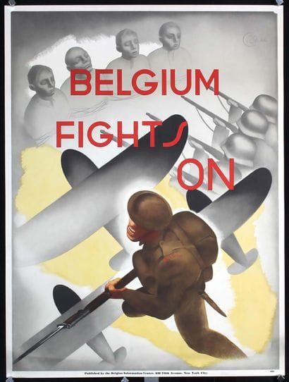 STURBELLE R.
Belgium Fights On Très Rare...