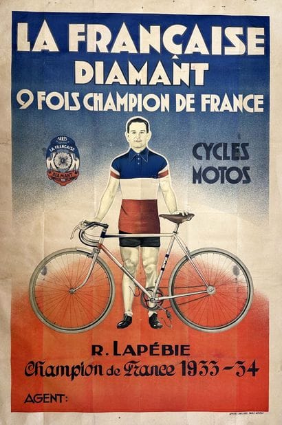 R. Lapébie Champion de France 1933 - 34 La...