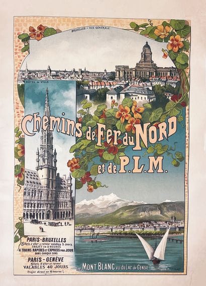 FRAIPONT GUSTAVE
Le Mont Blanc vu du Lac...