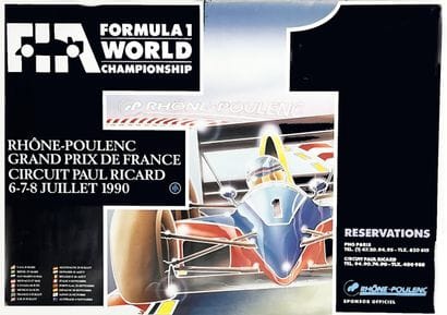 Grand Prix De France Fia Formula 1 World...