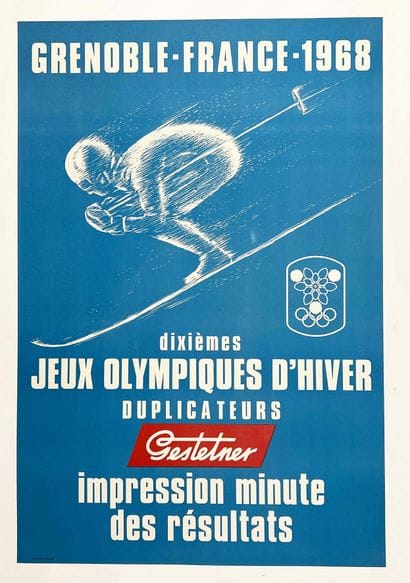 Grenoble France 1968 Gestetner Duplicateurs...