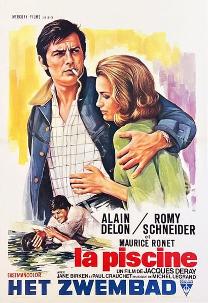 La Piscine Alain Delon Romy Schneider Maurice...