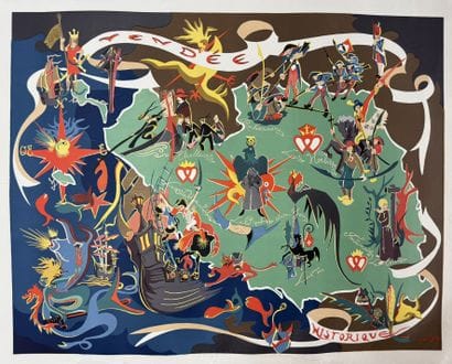 DEWAZ
Historic Vendée Linen-mounted poster...
