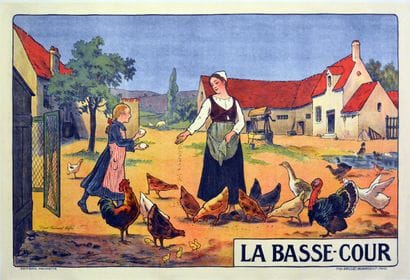 RAFFIN FERDINAND, after
La Basse-Cour: Bresse...