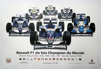 B. DES GAYETS - G. PLANCHENAULT
Renault F1...