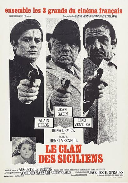 The Sicilian Clan Jean Gabin Alain Delon...