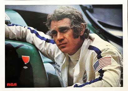 Le Mans Steve Mc Queen RCA Rare Poster for...