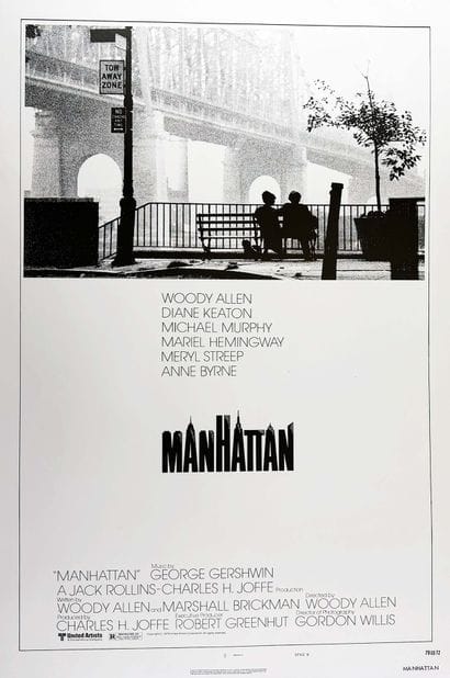 Mahattan Woody Allen Poster Style B New York...