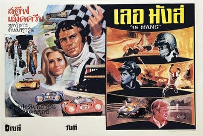 Le Mans Steve Mc Queen affiche Thailandaise...