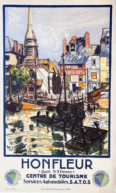 LACHEVRE BERNARD
Honfleur, (Quai St Etienne)...