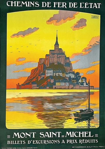 CONSTANT DUVAL
Mont Saint Michel, French...
