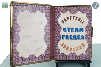 Large bound book. STERN Frères Stationery...