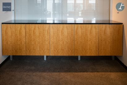 Buffet en bois naturel et bois de placage,...