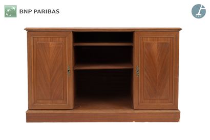 Buffet with box,
in natural wood and veneer,...