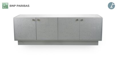 Buffet bas - meuble de rangement, bois plaqué...