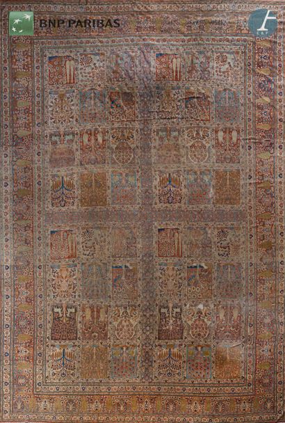 GHOUM (IRAN) 20th century
Wool velvet carpet,...
