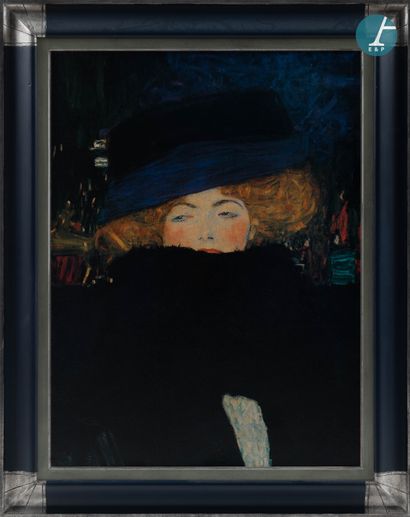 After Gustav KLIMT (1877-1918).
Framed reproduction...