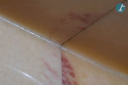 A piece of furniture probably in marbled...