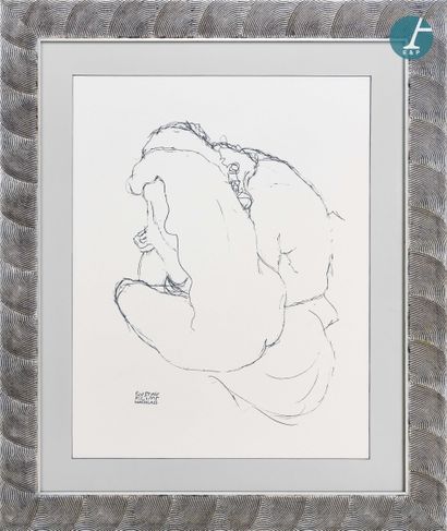 After Gustav KLIMT (1877-1918). 
Printed...