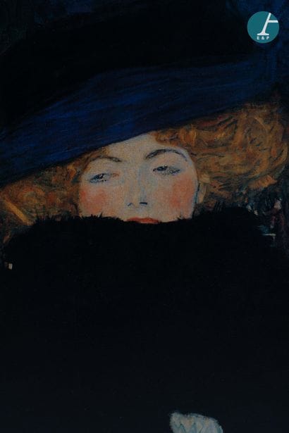 After Gustav KLIMT (1877-1918).
Framed reproduction...