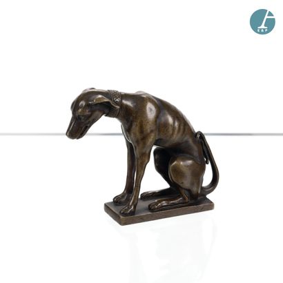 School of the XXth century. 
Seated dog....