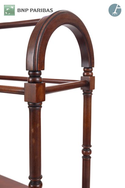 Mahogany dresser with three arches, two drawers...