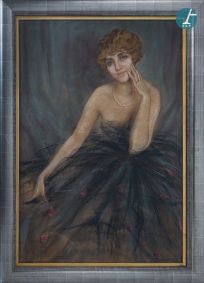 Ecole Moderne
Portrait de femme
Pastel sur...